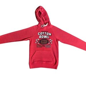 Homage Red Cotton Bowl Hoodie XS